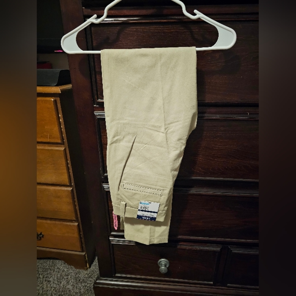 Izod Approved Schoolwear Women's Khaki Pants